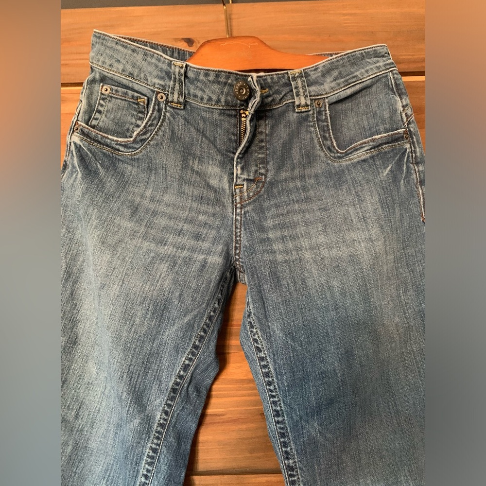 Tommy Hilfiger Red Label Denim Women low Rise jeans size 28 flare - Picture 2 of 10
